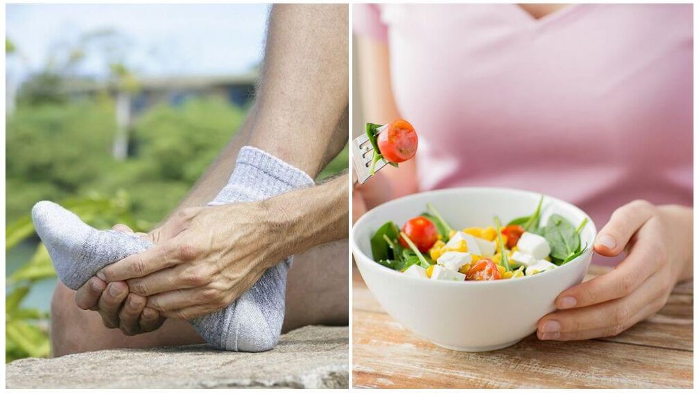 Dietary food for the treatment of gout