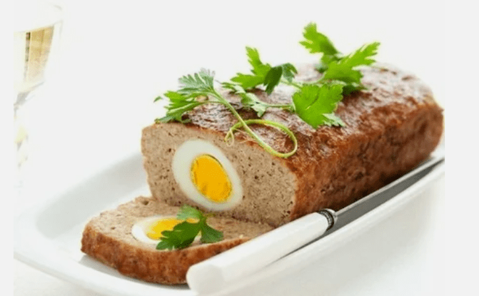 The meat with an egg in Ducan's diet