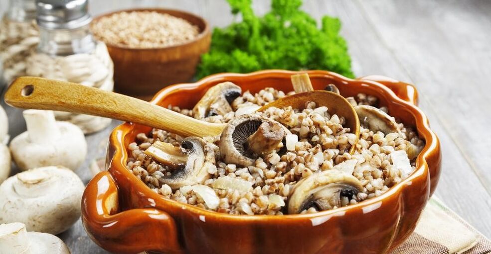 Buckwheat diet items